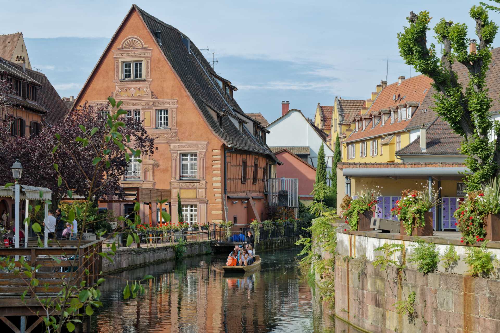 Colmar : barque sur la lauch