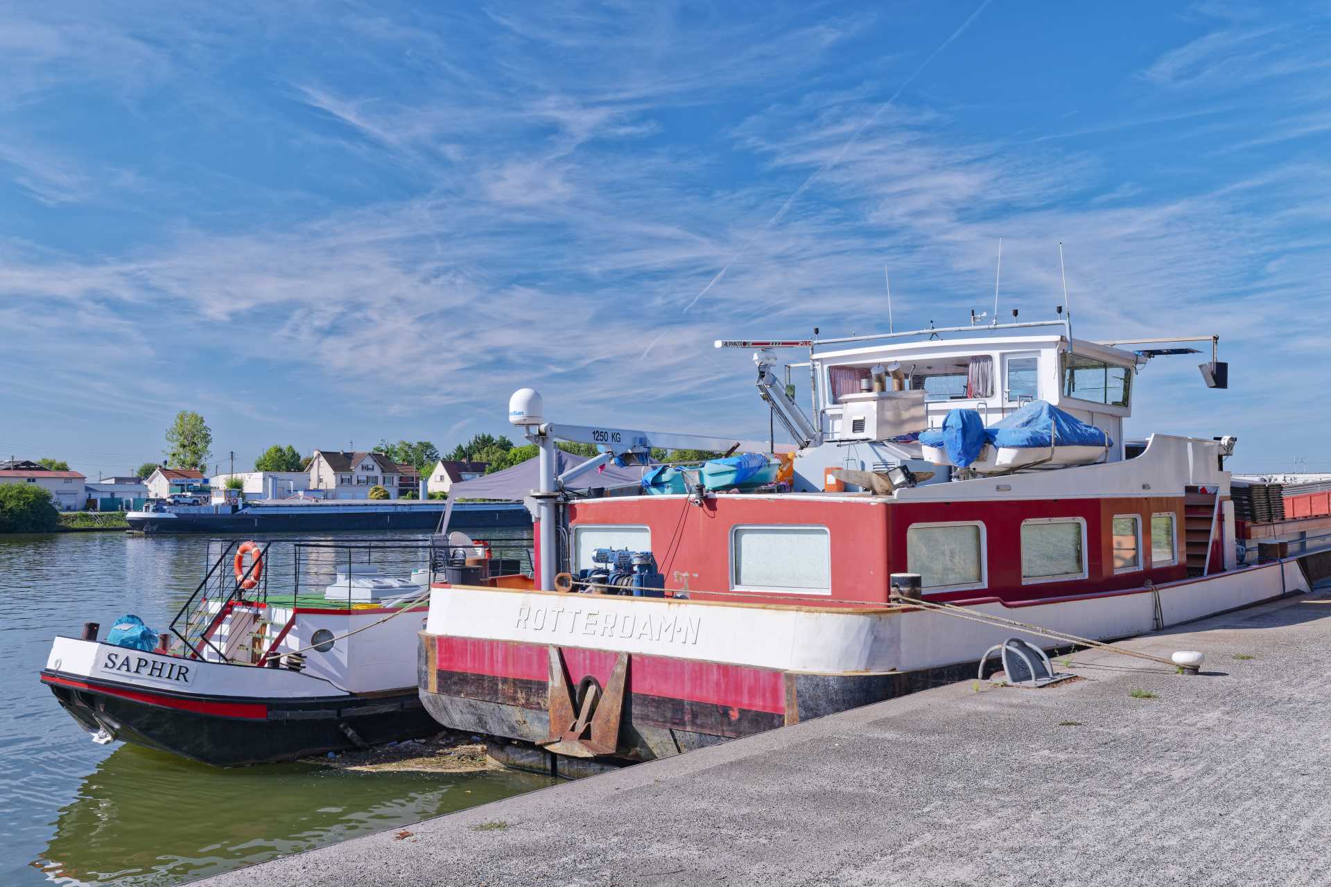 Conflans-Sainte-Honorine : péniche ROTTERDAM